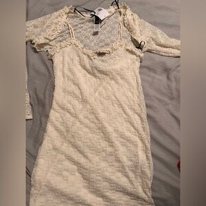 Forever 21 Ivory Lace Dress